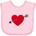 thumbnail image 3 of Inktastic Valentines Day Heart Arrow Boys or Girls Baby Bib, 3 of 4
