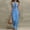 Light Blue, variant on Women Halter Neck Sleeveless Bodycon Maxi Dress, Solid Color Slim Fit Ruched Long Slip Dress, Elegant Evening Gown Light Blue XL(XL)