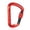 Red, variant on Heavy Duty Aluminum D-Ring Carabiner with Screw Sleeve Auto-Lock, Professional 30KN Safety Buckle for Rock Climbing Mountaineering and Outdoor Adventure Gear. Gray