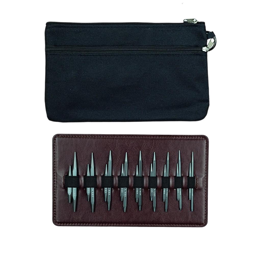 Giaone Alumina Detachable Crochet Hook Set Short Wood Handle Ensuring Easy Use Multiple Hook With Portable Case