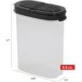 thumbnail image 2 of Signora Ware Spice Jars 9.5 oz Airtight Plastic Black Salt & Pepper Shakers 2 Pack, 2 of 5