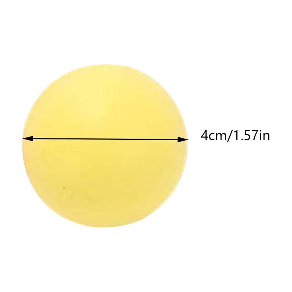 50-Pack Colorful 40mm Plastic Pong Balls - 1.57in PP Table Tennis Balls for Group Games & Advertising - Random Colors (50 Count)