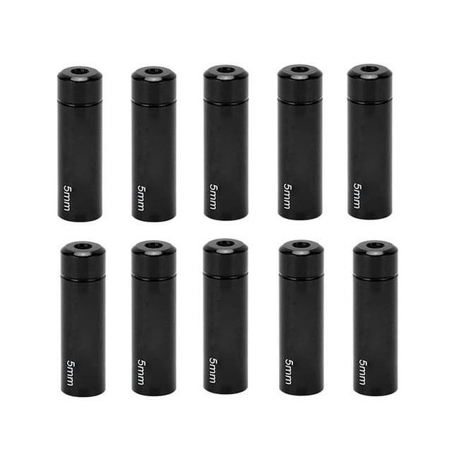 Bike Brake Cable End , Brake Cable End Tips Anodized For Folding Bikes Black