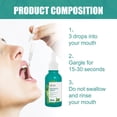 thumbnail image 4 of Ganfancp Fresh Breath Breath Freshener Gotas para Eliminar El Mal Aliento Gotas para Eliminar El Mal Olor Bucal Enjuague Bucal Fresh Breath Peppermint Mouth Freshener For Travel 30Ml Liquidación Vent, 4 of 7