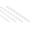 White, variant on CR681012-BK Plastic Comb Binding Ring, 1/4in,5/16in,3/8in,1/2in, 19-Ring Letter Size, Black Comb Spines, Multi-Size Pack of 100