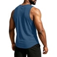 thumbnail image 5 of WANGJING Men's Tank Tops Sleeveless Shirt Basic Crew Neck Tank Top Sport Beach Vacation Casual Tank Shirts Summer Muscle Tee, 5 of 9