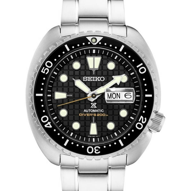 Seiko Men's Automatic Prospex King Turtle SRPE03 Stainless Steel Bracelet  Watch 45mm 