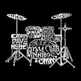 thumbnail image 2 of LA Pop Art Men's Word Art Crewneck Sweatshirt - Drums, 2 of 2