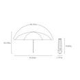 thumbnail image 4 of LSLJS Portable Manual Travel Umbrella Windproof&Waterproof Umbrella Folding Umbrella Men's & Girls' Umbrella with Uv-Resistant Vinyl Coating, Everyday Essentials Saving, 4 of 7