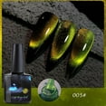 thumbnail image 1 of Esmalte de uñas femenino celestial oscuro parpadeante con efecto ojo de gato de cristal colorido, 8 ml de goma de metilo, 1 of 2