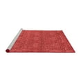 thumbnail image 2 of Ahgly Company Machine Washable Indoor Rectangle Abstract Red Modern Area Rugs, 7' x 10', 2 of 4