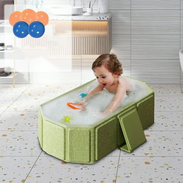Empava 48 in. Acrylic Freestanding Air Jet Bath, Soaking Bubble Massage
