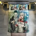 thumbnail image 7 of Suicide Squad Joker Harley Quinn 3 Pieces Bedding Sets Comfortable Soft Comforter Sets Decoration Bedroom Gifts With 1 Duvet Cover 2 Pillowcases, 7 of 7
