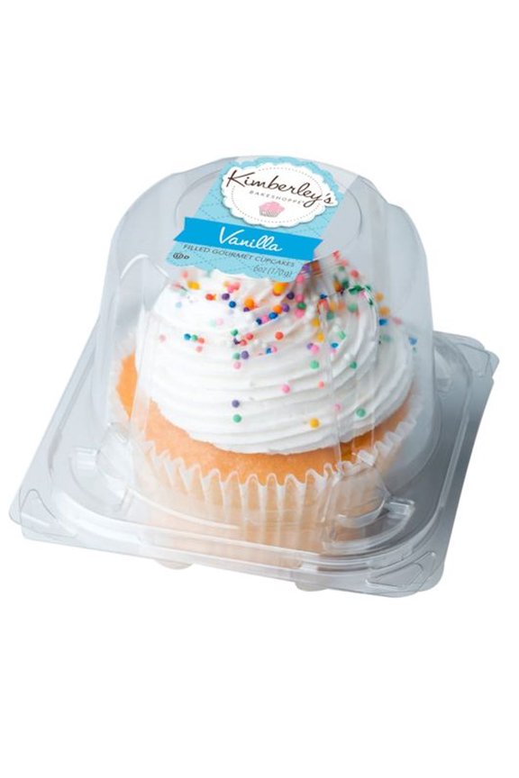 Kimberleys Bakeshoppe Gourmet Jumbo Vanilla Filled Cupcake, 6 Ounce -- 12 per case