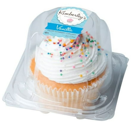 Kimberleys Bakeshoppe Gourmet Jumbo Vanilla Filled Cupcake 6 Ounce — 12 per case