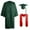 Army Green, variant on XinghaiYIDE Unisex Graduation Cap Gown & Stole Set with 2026 Charm,Adult Academic Regalia for High School/College,Graduation Photoshoot Outfit, Event Pink
