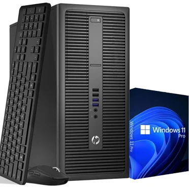 Restored HP ProDesk G2 Desktop Tower, Intel Core i5-6500, 16GB DDR4 Ram, 128GB SSD   2TB HDD, WiFi, Bluetooth, Wireless Keyboard & Mouse, Windows 11 Pro (Refurbished)