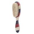 thumbnail image 2 of Cepillo de barba para hombre, cepillo de barba portátil con mango a rayas, cepillo de limpieza suave., 2 of 14