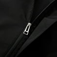 thumbnail image 5 of Yusimy Men's Hooded Sweatshirt Solid & Contrast Color Full-Zip Casual Streetwear Outerwear Urban Sporty Style, 5 of 8