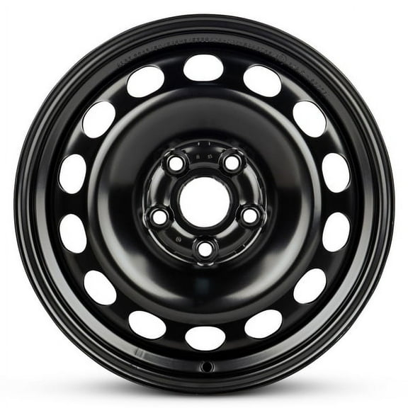 New OEM Replacement Wheel 16x6.5 in for 2012-2019 Volkswagen Beetle Painted Black 16 inch Steel Rim