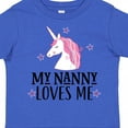 thumbnail image 4 of Inktastic My Nanny Loves Me Unicorn Girls Toddler T-Shirt, 4 of 5