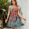 thumbnail image 7 of Octopus Art Dress Fashion Beach Long Dresses Female Party Printed Sundress, 7 of 7