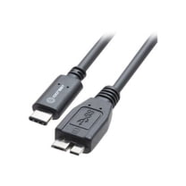 IOCrest USB 3.1 Cable, Type-C to USB 3.1 Micro B Plug Cable, 10G / 3A - Black