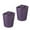 Purple, variant on Plastic Hanging Basket for Storage 2 Pack, Plastic Basket with Detachable Hook, Hanging Storage Containers Organizer Shelf for Office Bedroom Kitchen Bathroom Yellow