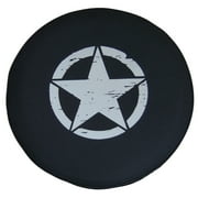 SpareCover Brawny Series - Jeep Star 30" Tire Cover Silver