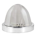 thumbnail image 2 of GG Grand General 81947 Luz blanca cálida/transparente clásica sandía montaje en superficie 18 LED luz de giro/marcador con bisel de acero inoxidable, 2 of 2