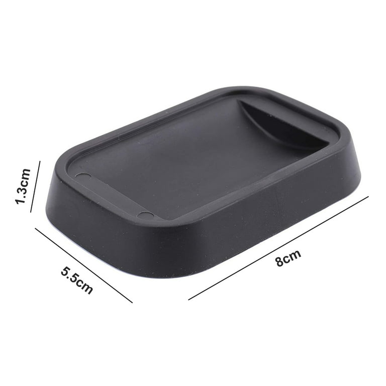 VOCOMO 4X4 Rubber Caster Cups, Non Slip Furniture Pads, Anti-Slip Gripper, Anti Skid Furniture Feet, Anti Slide Floor Protector For Bed Couch Stoppers - 8 Pack, Brown