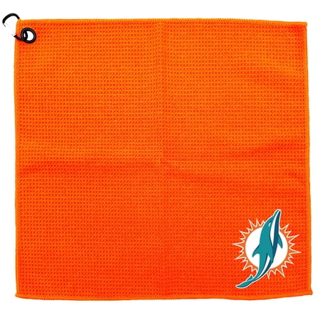 Miami Dolphins 15 x 15 Microfiber Golf Towel