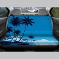 thumbnail image 6 of Uourmeti Blue Palm Tree Print Car Seat Covers 3 Pieces Car Seat Covers Full Set Auto Decor Easy to Install Suitable for Truck Cars, 6 of 10