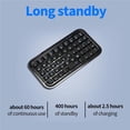thumbnail image 2 of Unatoiry Wireless Keyboard with Button Keys Handheld Universal Small Receiver Ergonomics Pocket Keypad Home Laptop Movie Theater 12.00*6.00*0.70cm 1Set, 2 of 6