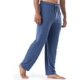 thumbnail image 2 of Fruit of the Loom Men's Extended Sizes Jersey Knit Sleep Pajama Lounge Pant - Navy Heather, 2 of 5