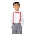 thumbnail image 4 of Spring Notion Boys' Suspenders and Solid Color Bowtie Set, 4 of 6