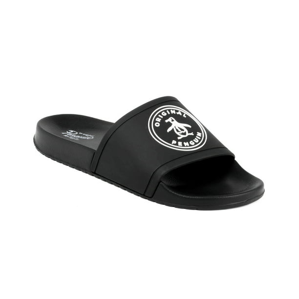 Sandalia Slides Color Negro Talla 29 Original Penguin OP100148M