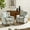 MEDALLION, variant on Upholstered Wingback Armchair Removable Cushion Floral Sofa Home Accent Chair Couch Wood Legs Nailhead Trim