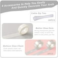 thumbnail image 2 of LANGXUN White Circle Mesh Decoration Arch Kit for Wedding & Birthday Party, 2 of 7