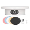 thumbnail image 1 of Rotating Display Stand 16cm White Remote Control Low Noise Electric 360 Degree Turntable Display Stand, 1 of 14