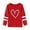 D, variant on Valentine's Day T shirts Tops Girls Long Sleeve Crew Neck Tunic Top for Children Soft Casual Everyday Wear F,3-4 Years