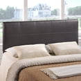 thumbnail image 2 of Ergode Oliver Queen Upholstered Vinyl Headboard - Brown, 2 of 2