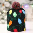 thumbnail image 3 of LED Light Up Hat Beanie Knit Cap,Xmas Christmas Hat Beanie, Unisex Winter Snow Hat Sweater Ugly Holiday Hat Party Beanie Cap, 3 of 8