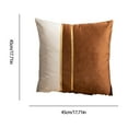 thumbnail image 3 of Latrodar Throw Pillow Covers Pillow Cover Velvet Pillow Cover High Durability Lumbar Pillow Cover Brown 10x10 Inch Home Essentials, 3 of 5