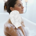 thumbnail image 5 of 2 guantes exfoliantes coreanos, guantes de baño, toallita asiática, toallas exfoliantes, frotador de espalda para mujeres y hombres, lavado de ducha, exfoliante, 5 of 5