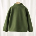 thumbnail image 4 of Baby Days Clearance!Polar Fleece Jacket for Boys Girls Long Sleeve Winter Warm Zip Up Outerwear Coat 3T 4T 5T 6T 7T 8T 9T Thick Kids Clothing Green 5 Years, 4 of 7