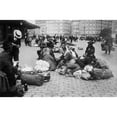 thumbnail image 2 of World War 1. Refugees At Gare De Lyon In Paris. Ca. 1914-15. History (36 x 24), 2 of 2