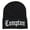Compton, variant on Top Headwear Cities Old English Beanie - Custom Embroidered Long Cuff Black Beanie Cap Compton