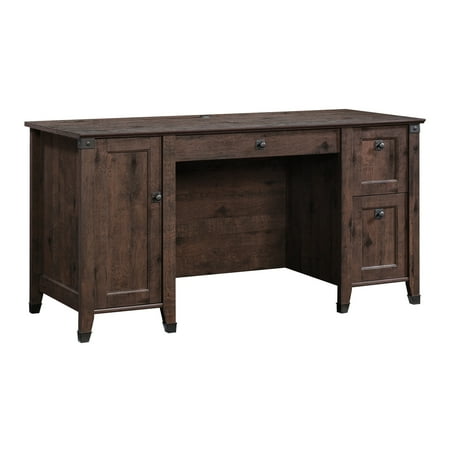 Sauder - Carson Forge Collection Computer Desk - Coffee Oak