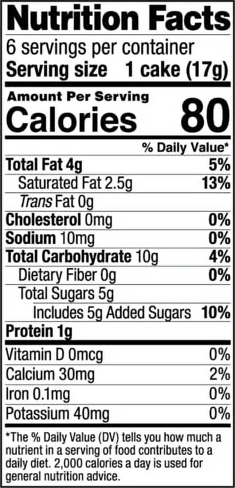 (Pack Of 6) Element Snacks Rice Cake Vanilla Orange 3.5 Oz